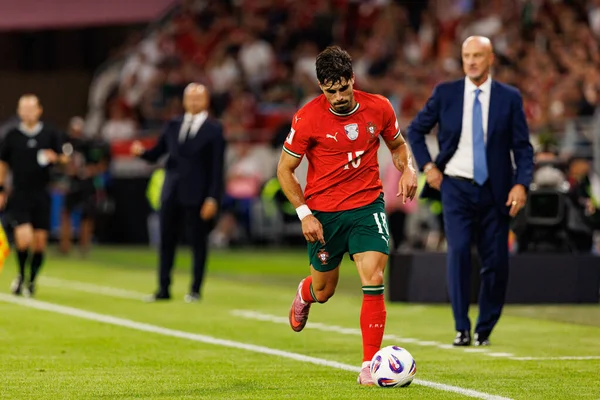 Pedro Neto seen  during World Cup 2026 European qualification game between national teams of Hungary and Poland (Maciej Rogowski/ Ball Raw Images)