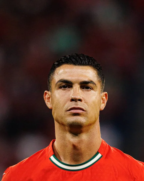 Cristiano Ronaldo seen  during World Cup 2026 European qualification game between national teams of Hungary and Poland (Maciej Rogowski/ Ball Raw Images)