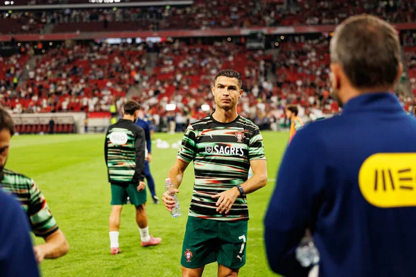 Cristiano Ronaldo seen  during World Cup 2026 European qualification game between national teams of Hungary and Poland (Maciej Rogowski/ Ball Raw Images)