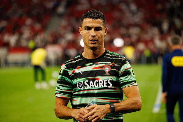 Cristiano Ronaldo seen  during World Cup 2026 European qualification game between national teams of Hungary and Poland (Maciej Rogowski/ Ball Raw Images)