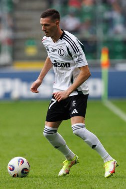  Ermal Krasniqi seen during PKO BP Ekstraklasa 25 26 game between teams of Legia Warszawa and Radomiak Radom at Wojska Polskiego Stadium (Maciej Rogowski/Ball Raw Images)