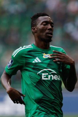Zie Ouattara seen during PKO BP Ekstraklasa 25 26 game between teams of Legia Warszawa and Radomiak Radom at Wojska Polskiego Stadium (Maciej Rogowski/Ball Raw Images)