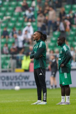  Vasco Lopes and Elves Balde seen during PKO BP Ekstraklasa 25 26 game between teams of Legia Warszawa and Radomiak Radom at Wojska Polskiego Stadium (Maciej Rogowski/Ball Raw Images)