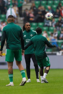  Vasco Lopes and Elves Balde seen during PKO BP Ekstraklasa 25 26 game between teams of Legia Warszawa and Radomiak Radom at Wojska Polskiego Stadium (Maciej Rogowski/Ball Raw Images)