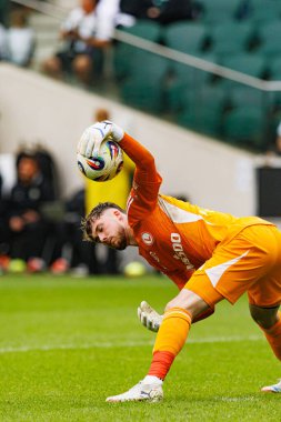Kacper Tobiasz seen during PKO BP Ekstraklasa 25 26 game between teams of Legia Warszawa and Radomiak Radom at Wojska Polskiego Stadium (Maciej Rogowski/Ball Raw Images)
