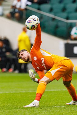 Kacper Tobiasz seen during PKO BP Ekstraklasa 25 26 game between teams of Legia Warszawa and Radomiak Radom at Wojska Polskiego Stadium (Maciej Rogowski/Ball Raw Images)