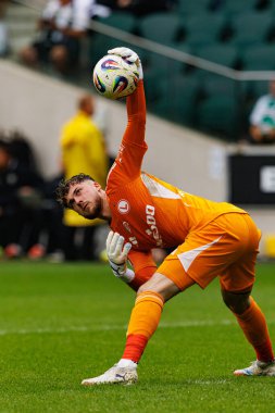 Kacper Tobiasz seen during PKO BP Ekstraklasa 25 26 game between teams of Legia Warszawa and Radomiak Radom at Wojska Polskiego Stadium (Maciej Rogowski/Ball Raw Images)