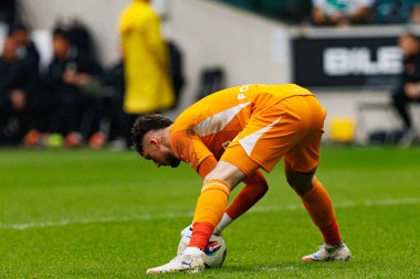Kacper Tobiasz seen during PKO BP Ekstraklasa 25 26 game between teams of Legia Warszawa and Radomiak Radom at Wojska Polskiego Stadium (Maciej Rogowski/Ball Raw Images)