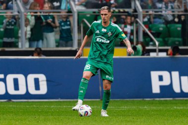 Adrian Dieguez seen during PKO BP Ekstraklasa 25 26 game between teams of Legia Warszawa and Radomiak Radom at Wojska Polskiego Stadium (Maciej Rogowski/Ball Raw Images)