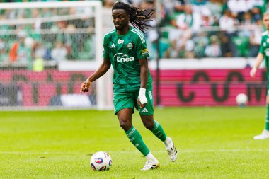 Romario Baro seen during PKO BP Ekstraklasa 25 26 game between teams of Legia Warszawa and Radomiak Radom at Wojska Polskiego Stadium (Maciej Rogowski/Ball Raw Images)