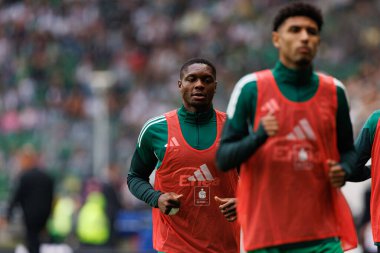Steve Kingue seen during PKO BP Ekstraklasa 25 26 game between teams of Legia Warszawa and Radomiak Radom at Wojska Polskiego Stadium (Maciej Rogowski/Ball Raw Images)