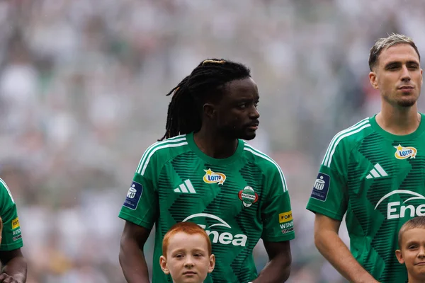  Romario Baro and Adrian Dieguez seen during PKO BP Ekstraklasa 25 26 game between teams of Legia Warszawa and Radomiak Radom at Wojska Polskiego Stadium (Maciej Rogowski/Ball Raw Images)