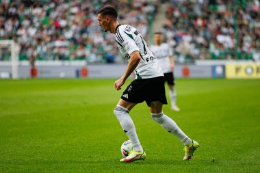 Ermal Krasniqi seen during PKO BP Ekstraklasa 25 26 game between teams of Legia Warszawa and Radomiak Radom at Wojska Polskiego Stadium (Maciej Rogowski/Ball Raw Images)