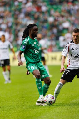 Romario Baro seen during PKO BP Ekstraklasa 25 26 game between teams of Legia Warszawa and Radomiak Radom at Wojska Polskiego Stadium (Maciej Rogowski/Ball Raw Images)
