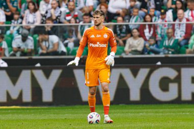 Kacper Tobiasz seen during PKO BP Ekstraklasa 25 26 game between teams of Legia Warszawa and Radomiak Radom at Wojska Polskiego Stadium (Maciej Rogowski/Ball Raw Images)