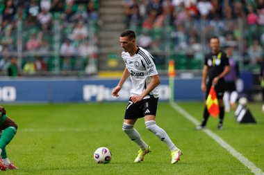 Ermal Krasniqi seen during PKO BP Ekstraklasa 25 26 game between teams of Legia Warszawa and Radomiak Radom at Wojska Polskiego Stadium (Maciej Rogowski/Ball Raw Images)