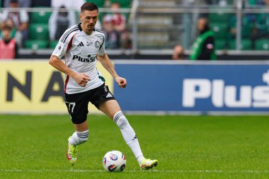 Ermal Krasniqi  seen during PKO BP Ekstraklasa 25 26 game between teams of Legia Warszawa and Radomiak Radom at Wojska Polskiego Stadium (Maciej Rogowski/Ball Raw Images)