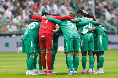 Team of Radomiak seen during PKO BP Ekstraklasa 25 26 game between teams of Legia Warszawa and Radomiak Radom at Wojska Polskiego Stadium (Maciej Rogowski/Ball Raw Images)