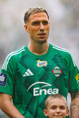 Adrian Dieguez seen during PKO BP Ekstraklasa 25 26 game between teams of Legia Warszawa and Radomiak Radom at Wojska Polskiego Stadium (Maciej Rogowski/Ball Raw Images)