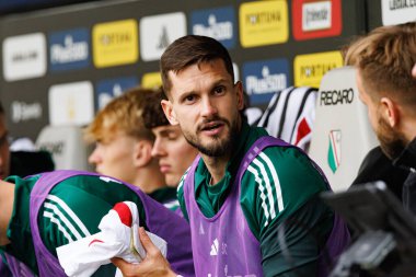 Petar Stojanovic seen during PKO BP Ekstraklasa 25 26 game between teams of Legia Warszawa and Radomiak Radom at Wojska Polskiego Stadium (Maciej Rogowski/Ball Raw Images)