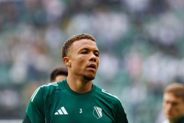 Steve Kapuadi seen during PKO BP Ekstraklasa 25 26 game between teams of Legia Warszawa and Radomiak Radom at Wojska Polskiego Stadium (Maciej Rogowski/Ball Raw Images)