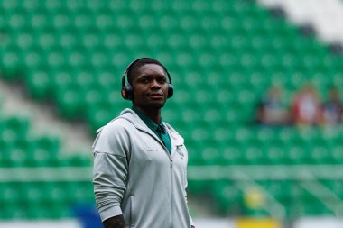 Steve Kingue seen during PKO BP Ekstraklasa 25 26 game between teams of Legia Warszawa and Radomiak Radom at Wojska Polskiego Stadium (Maciej Rogowski/Ball Raw Images)