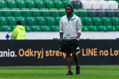 Steve Kingue seen during PKO BP Ekstraklasa 25 26 game between teams of Legia Warszawa and Radomiak Radom at Wojska Polskiego Stadium (Maciej Rogowski/Ball Raw Images)