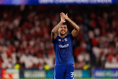 Pedro Bicalho seen during Champions League 25 26 league phase game between SL Benfica and Qarabag FK (Maciej Rogowski/ Ball Raw Images)