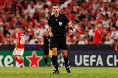 Eric Lambrechts seen during Champions League 25 26 league phase game between SL Benfica and Qarabag FK (Maciej Rogowski/ Ball Raw Images)