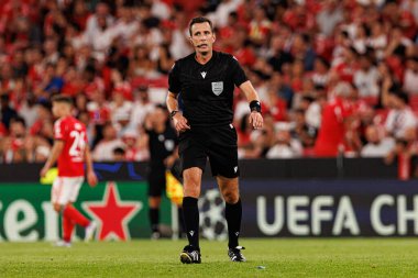 Eric Lambrechts seen during Champions League 25 26 league phase game between SL Benfica and Qarabag FK (Maciej Rogowski/ Ball Raw Images)