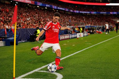 Georgiy Sudakov seen during Champions League 25 26 league phase game between SL Benfica and Qarabag FK (Maciej Rogowski/ Ball Raw Images)
