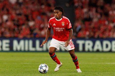 Leandro Barreiro seen during Champions League 25 26 league phase game between SL Benfica and Qarabag FK (Maciej Rogowski/ Ball Raw Images)