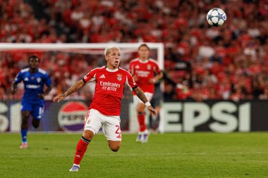 Gianluca Prestianni seen during Champions League 25 26 league phase game between SL Benfica and Qarabag FK (Maciej Rogowski/ Ball Raw Images)