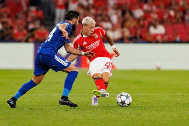 Gianluca Prestianni seen during Champions League 25 26 league phase game between SL Benfica and Qarabag FK (Maciej Rogowski/ Ball Raw Images)