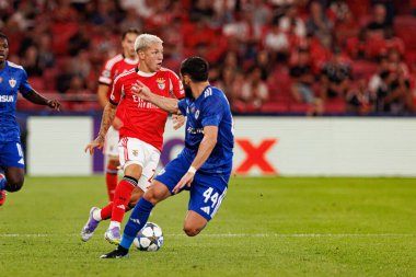 Gianluca Prestianni  seen during Champions League 25 26 league phase game between SL Benfica and Qarabag FK (Maciej Rogowski/ Ball Raw Images)