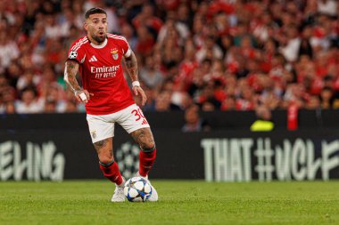 Nicolas Otamendi seen during Champions League 25 26 league phase game between SL Benfica and Qarabag FK (Maciej Rogowski/ Ball Raw Images)