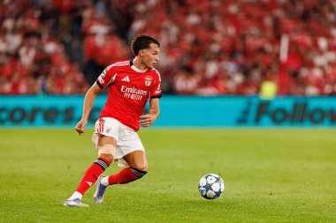 Amar Dedic seen during Champions League 25 26 league phase game between SL Benfica and Qarabag FK (Maciej Rogowski/ Ball Raw Images)