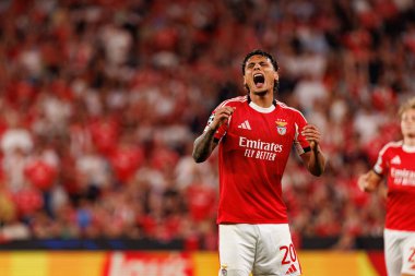 Richard Rios seen during Champions League 25 26 league phase game between SL Benfica and Qarabag FK (Maciej Rogowski/ Ball Raw Images)
