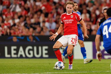 Andreas Schjelderup seen during Champions League 25 26 league phase game between SL Benfica and Qarabag FK (Maciej Rogowski/ Ball Raw Images)