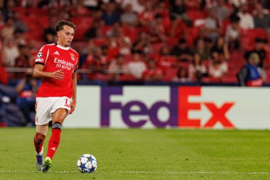 Amar Dedic seen during Champions League 25 26 league phase game between SL Benfica and Qarabag FK (Maciej Rogowski/ Ball Raw Images)