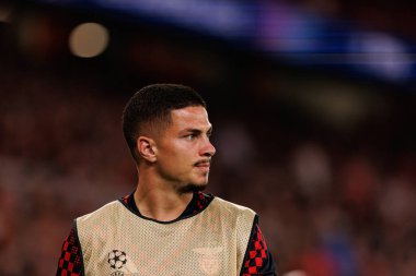 Franjo Ivanovic seen during Champions League 25 26 league phase game between SL Benfica and Qarabag FK (Maciej Rogowski/ Ball Raw Images)