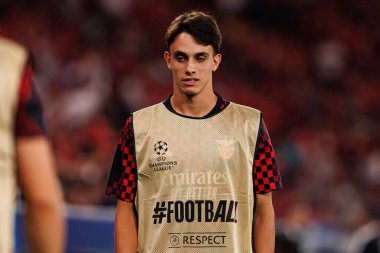 Joao Rego seen during Champions League 25 26 league phase game between SL Benfica and Qarabag FK (Maciej Rogowski/ Ball Raw Images)