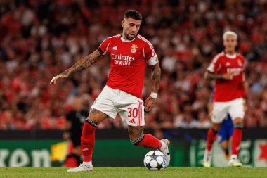 Nicolas Otamendi seen during Champions League 25 26 league phase game between SL Benfica and Qarabag FK (Maciej Rogowski/ Ball Raw Images)