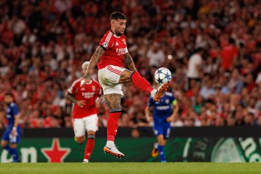 Nicolas Otamendi seen during Champions League 25 26 league phase game between SL Benfica and Qarabag FK (Maciej Rogowski/ Ball Raw Images)