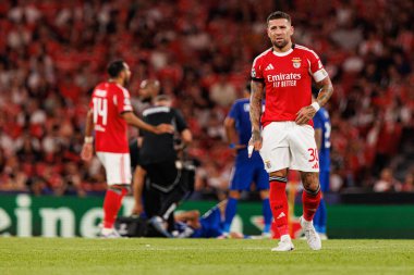 Nicolas Otamendi seen during Champions League 25 26 league phase game between SL Benfica and Qarabag FK (Maciej Rogowski/ Ball Raw Images)