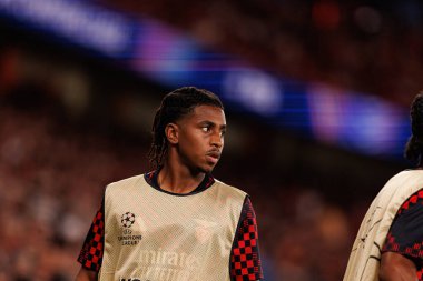 Leandro Barreiro seen during Champions League 25 26 league phase game between SL Benfica and Qarabag FK (Maciej Rogowski/ Ball Raw Images)