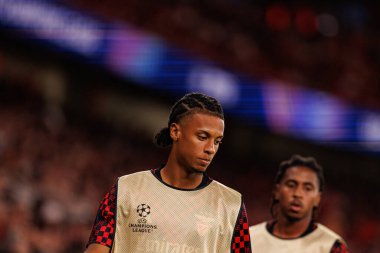Leandro Santos seen during Champions League 25 26 league phase game between SL Benfica and Qarabag FK (Maciej Rogowski/ Ball Raw Images)