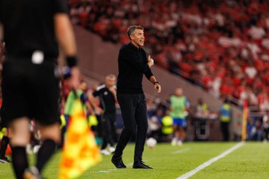 Bruno Lage seen during Champions League 25 26 league phase game between SL Benfica and Qarabag FK (Maciej Rogowski/ Ball Raw Images)