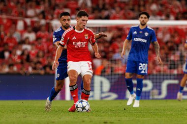 Georgiy Sudakov seen during Champions League 25 26 league phase game between SL Benfica and Qarabag FK (Maciej Rogowski/ Ball Raw Images)