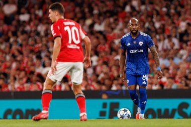 Kevin Medina seen during Champions League 25 26 league phase game between SL Benfica and Qarabag FK (Maciej Rogowski/ Ball Raw Images)